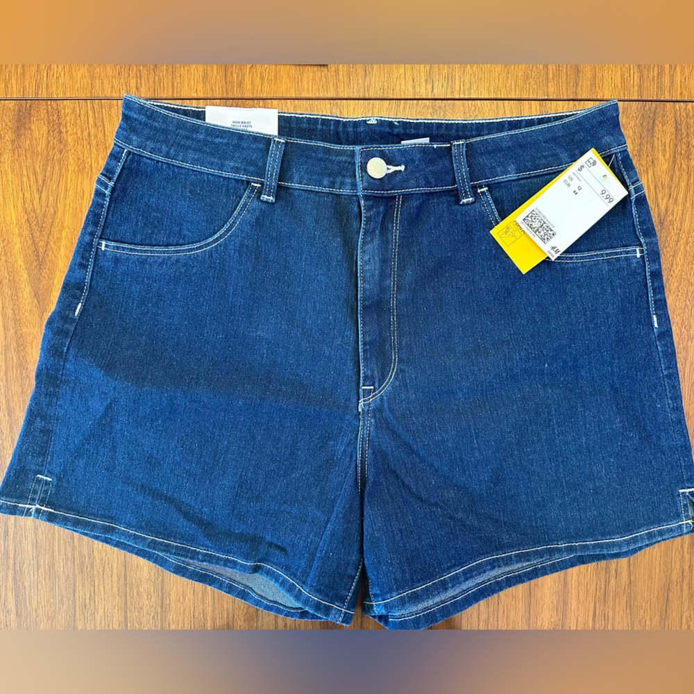 H&M High Waist Shorts US12 NWT